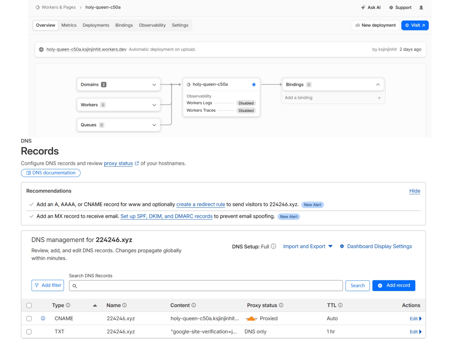 Cloudflare Deploy